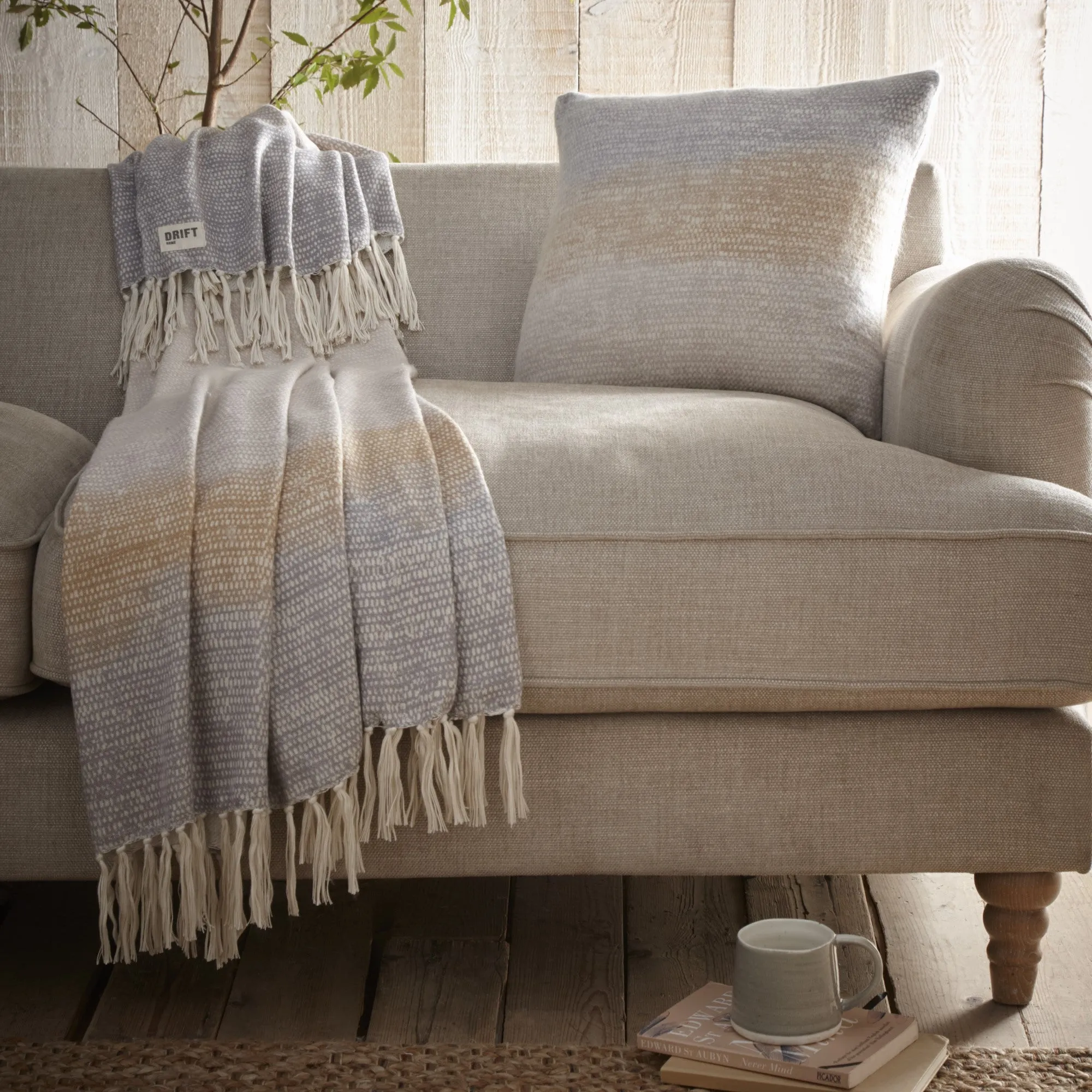 Drift Home Bretton Cushion - Ochre