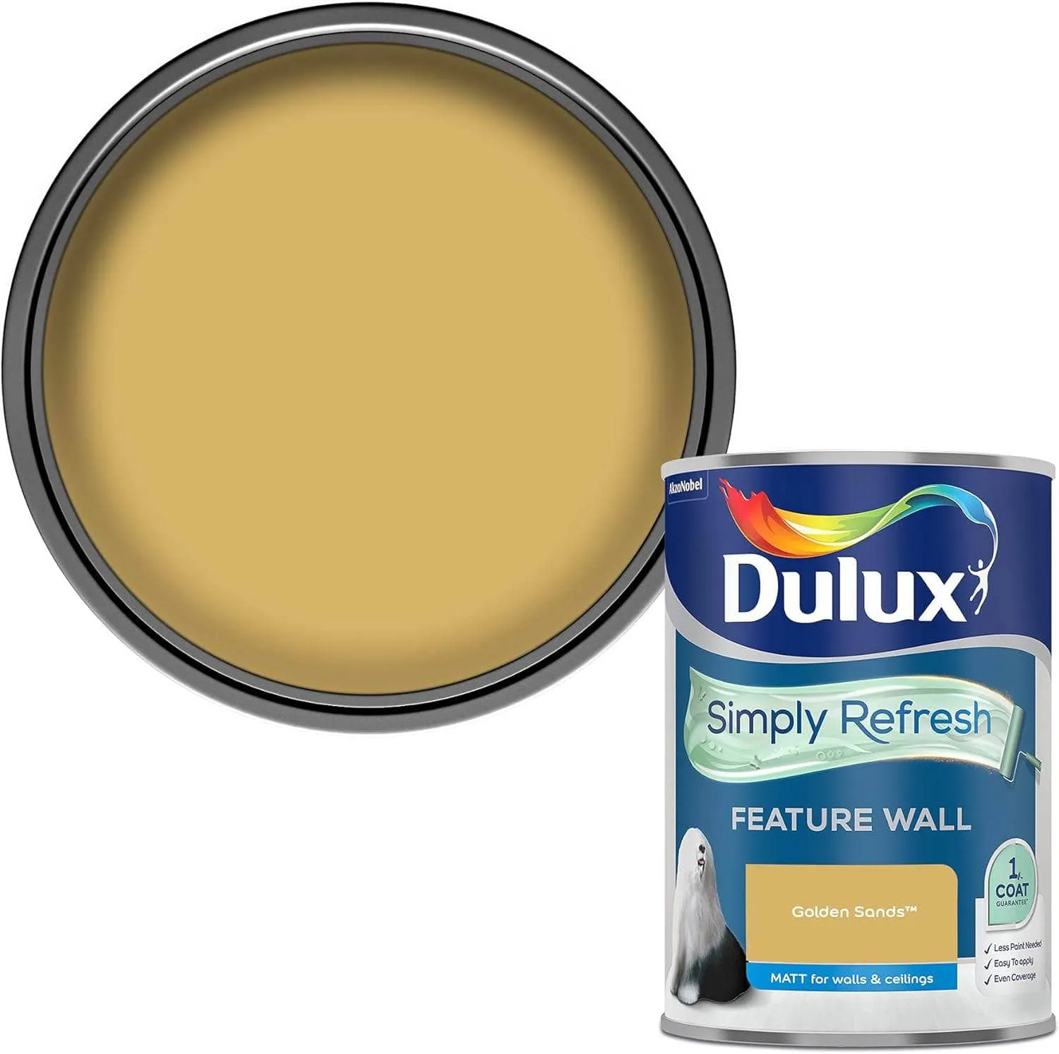 Dulux Refresh Feature Wall 1.25L Golden Sands