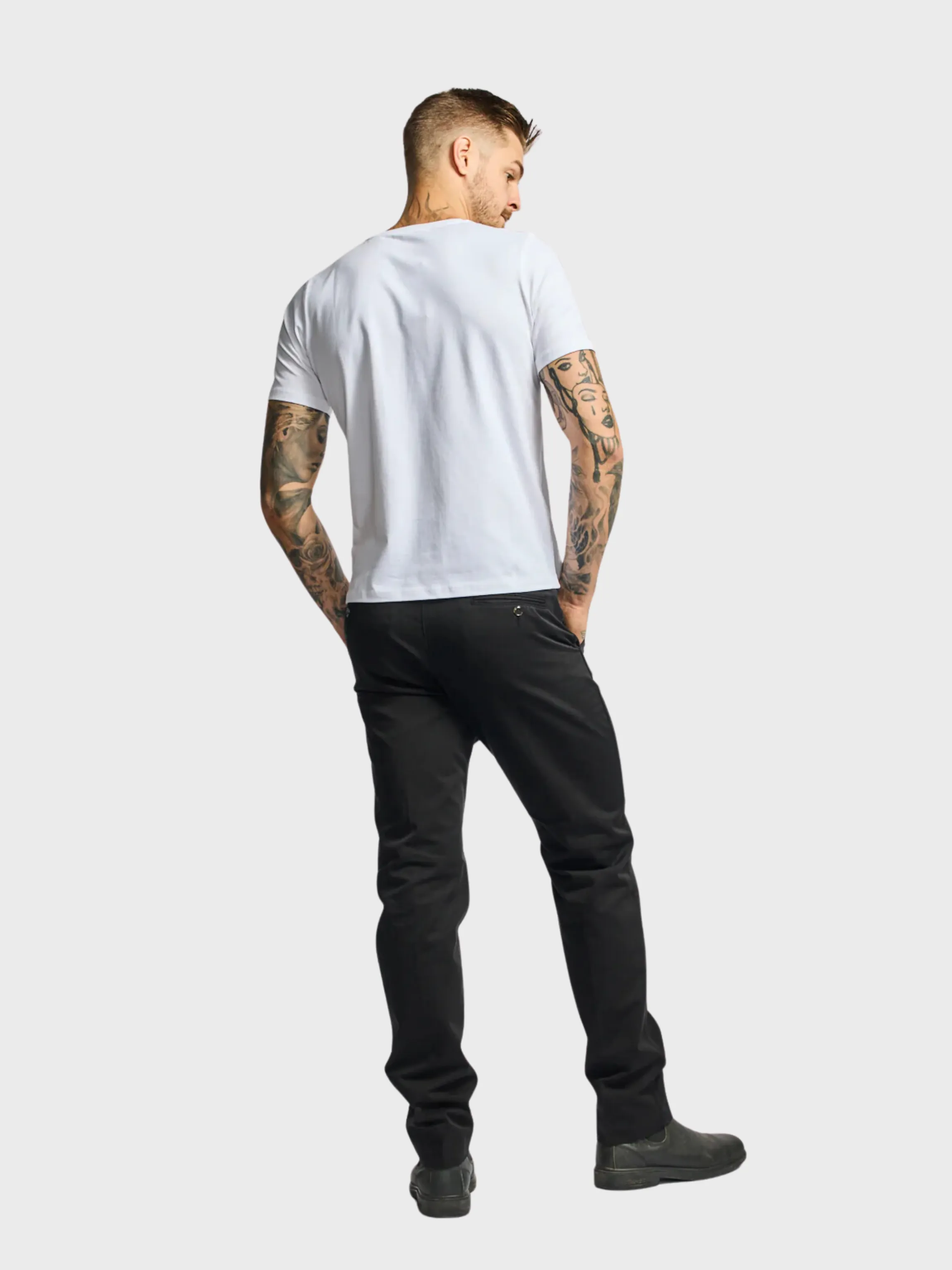 Easy Mondays Drawstring Chino Black