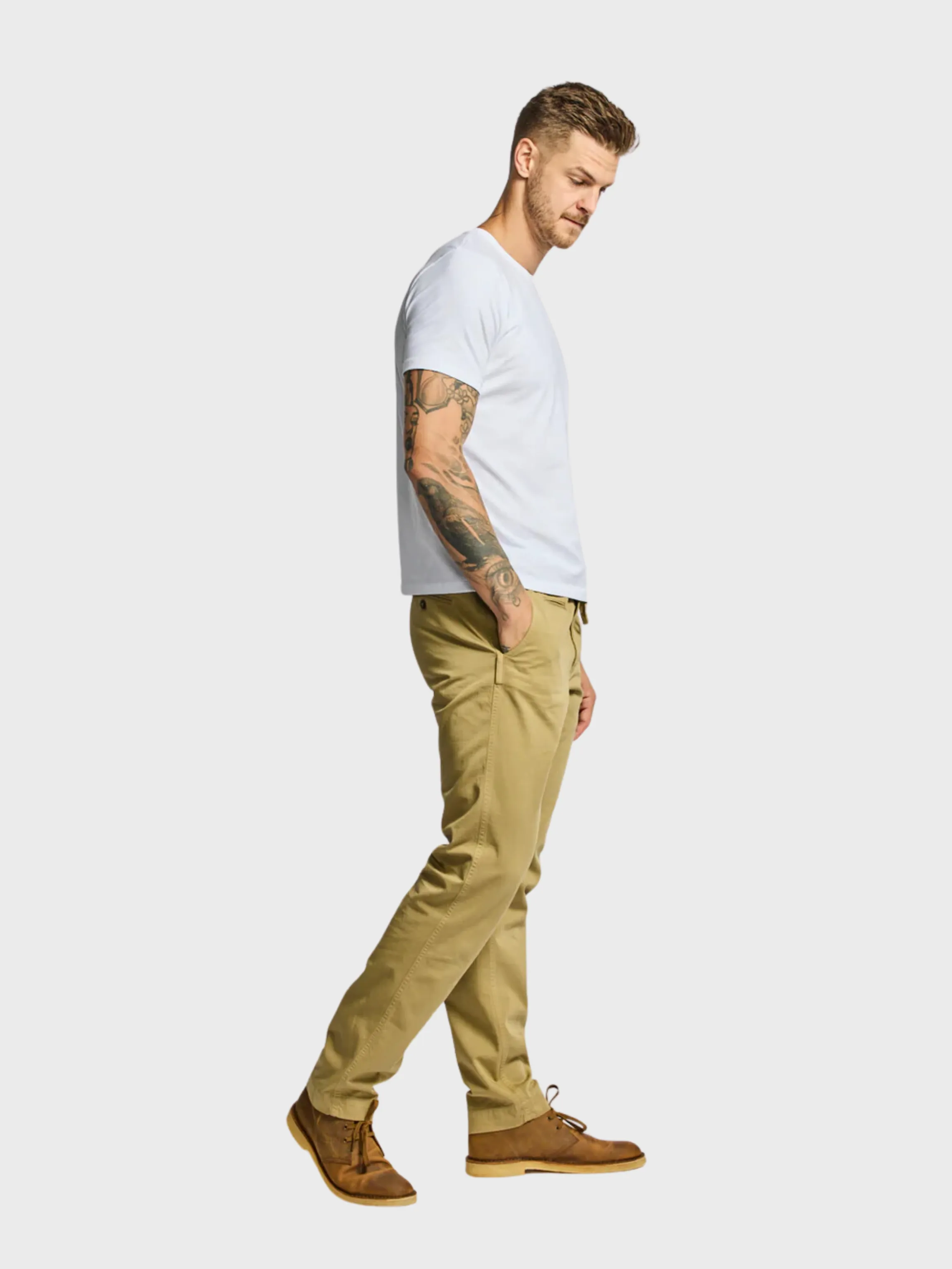 Easy Mondays Drawstring Chino Khaki