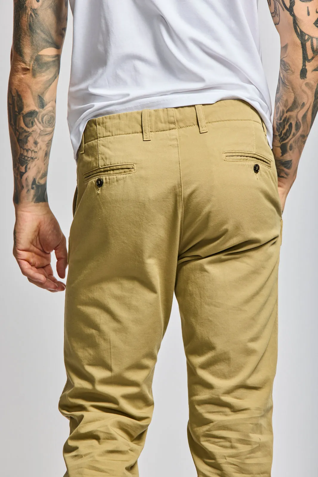 Easy Mondays Drawstring Chino Khaki