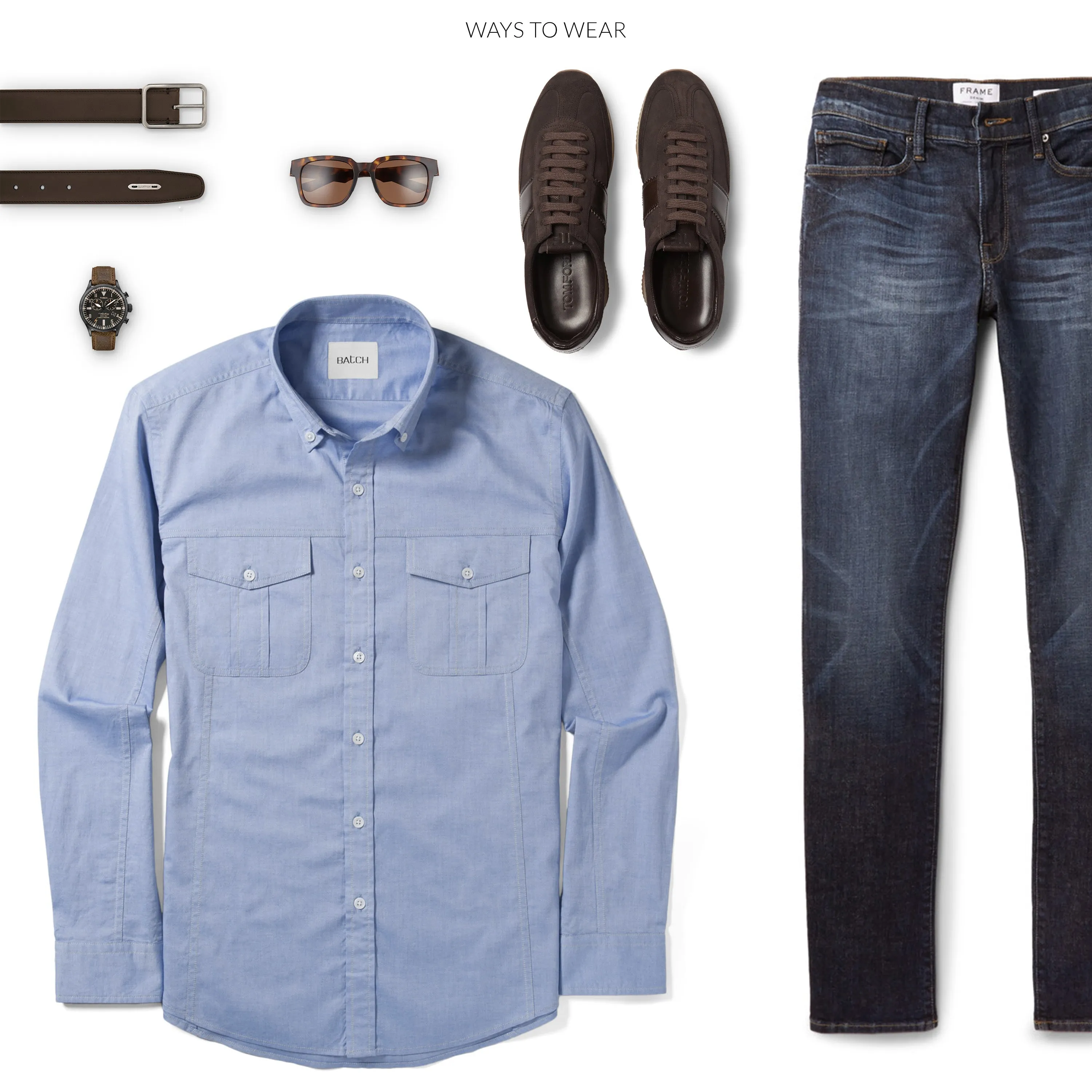 Editor Shirt – Classic Blue Oxford