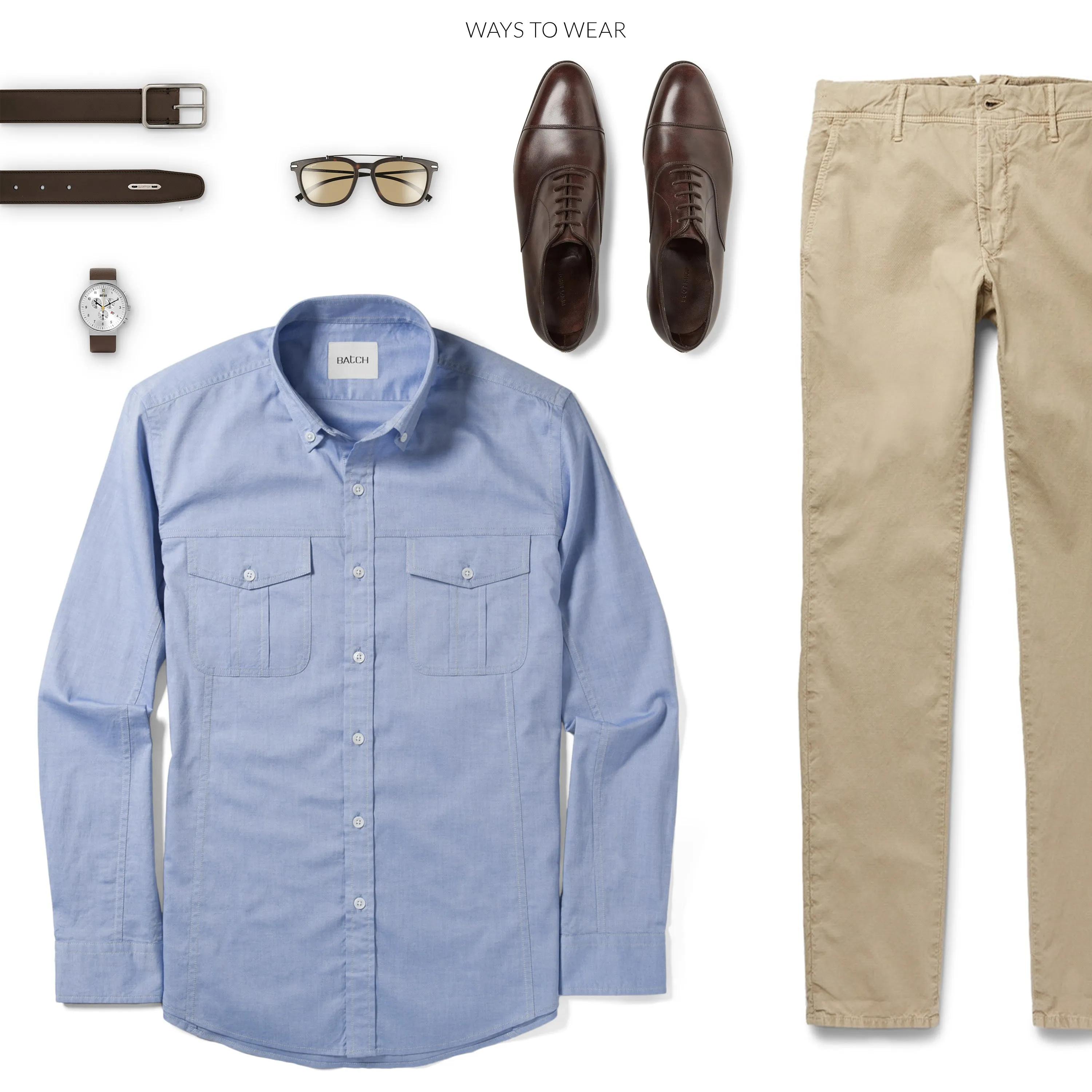 Editor Shirt – Classic Blue Oxford