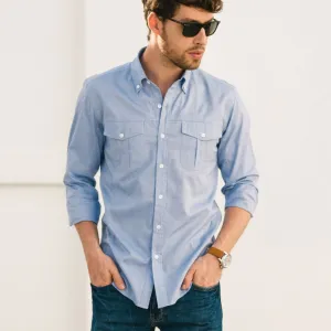 Editor Shirt – Classic Blue Oxford