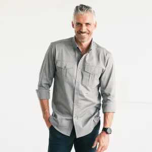 Editor Shirt – Flint Gray Oxford