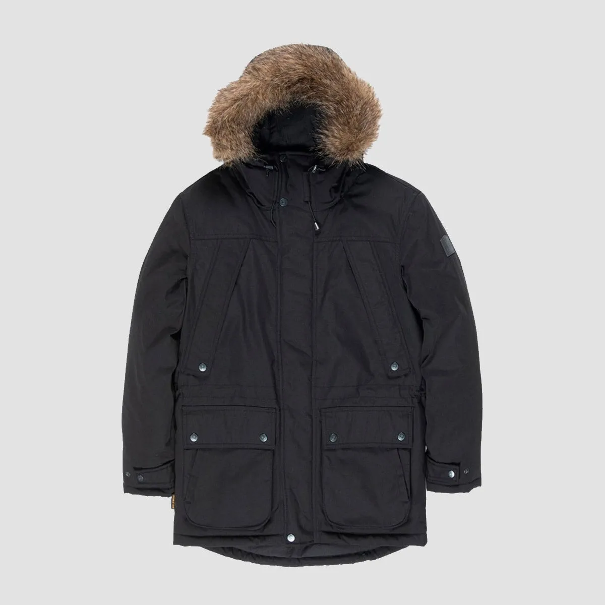 Element Fargo Parka Jacket Flint Black - Womens