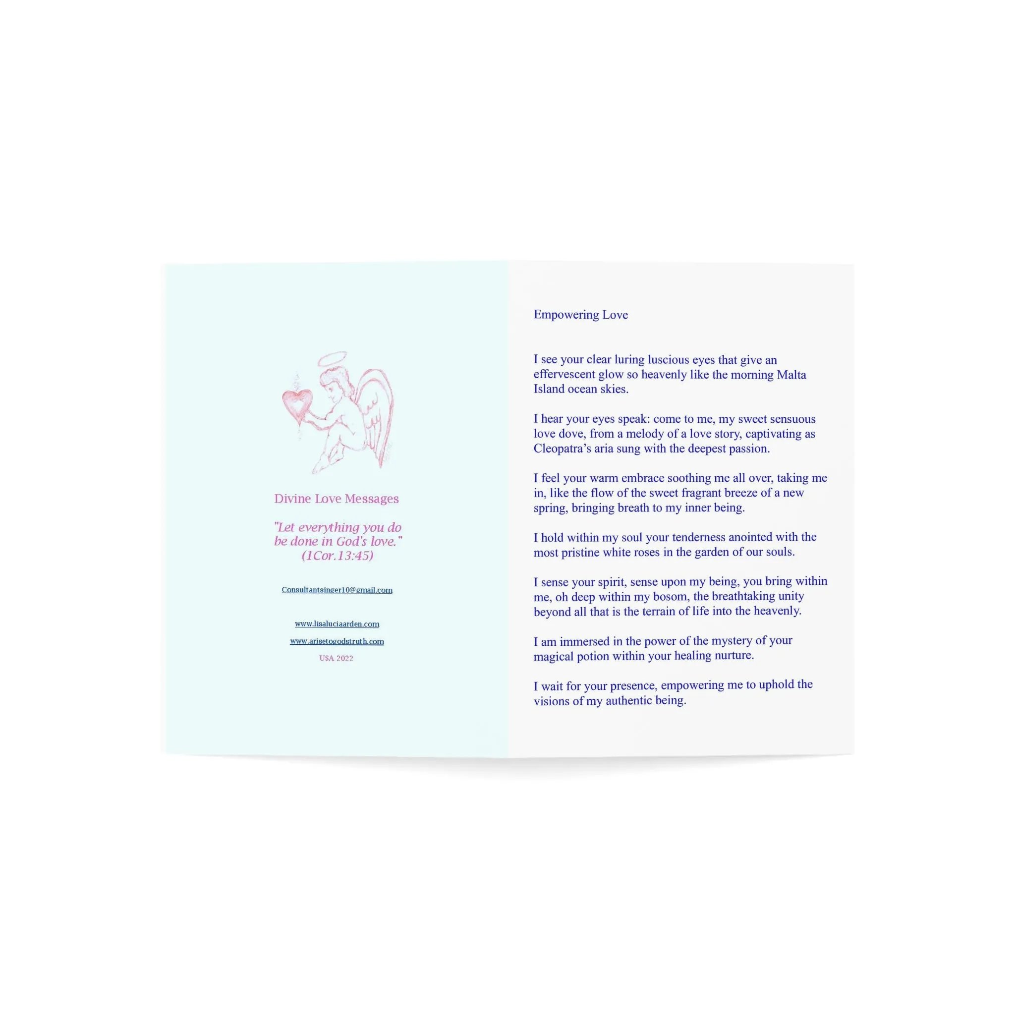 EMPOWERING LOVE CARDS (Greeting Cards (1, 10, 30, and 50pcs))