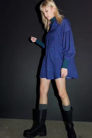 eve gravel BELINDA shirt dress