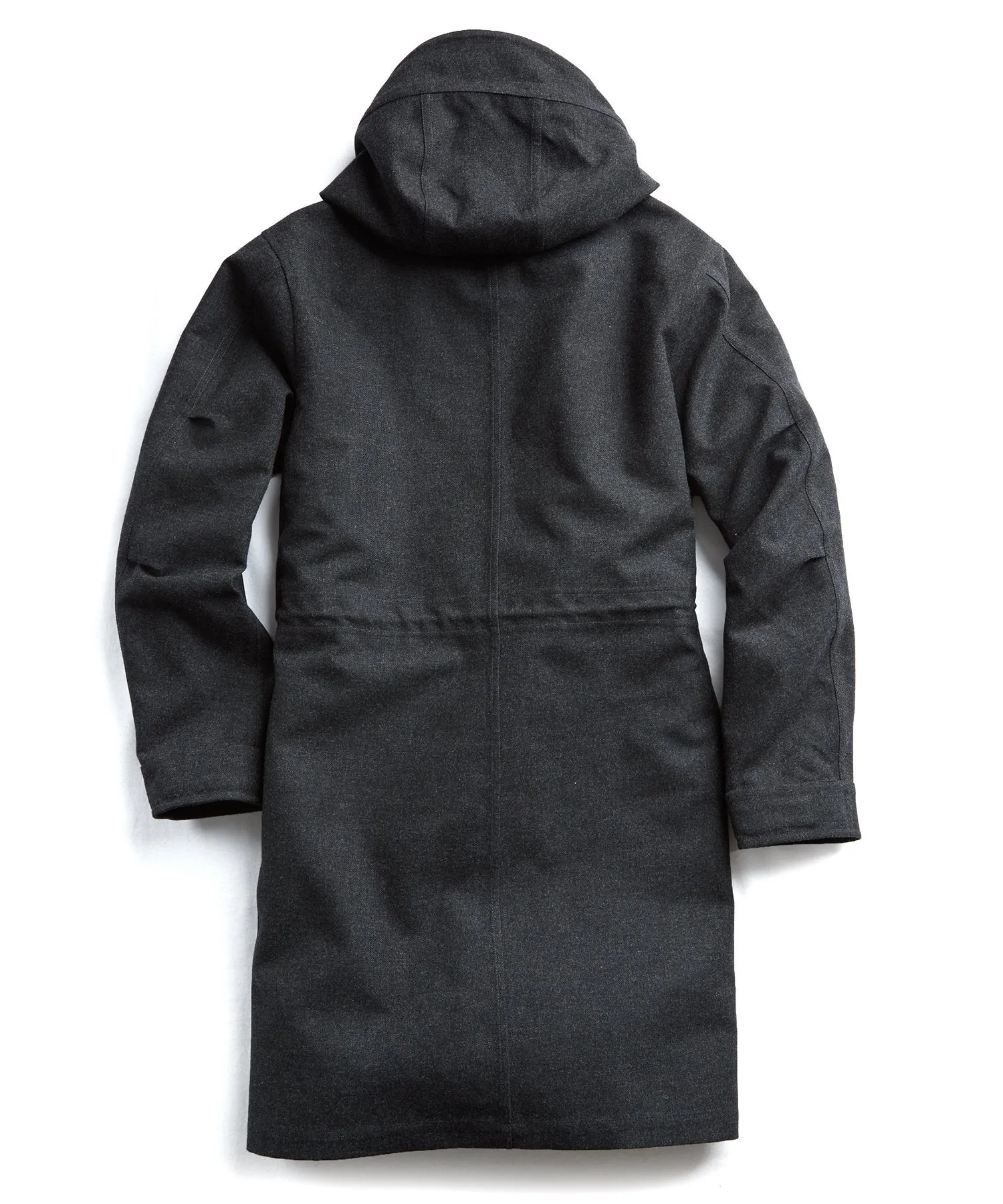 Exclusive Private White V.C Wool Parka in Charcoal