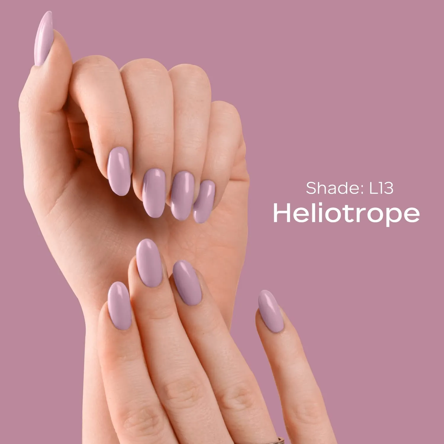 FACESCANADA Ultime Pro Splash Luxe Nail Enamel - Heliotrope (L13), 12ml | Glossy Finish | Quick Drying | Long Lasting | High Shine | Chip Defiant | Even-Finish | Vegan | Non-Toxic | Ethanol-Free