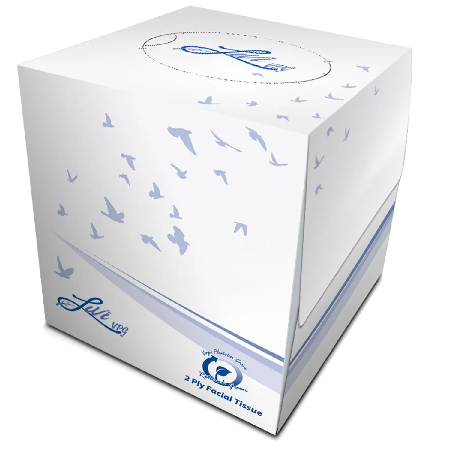 FACIAL/ Livi VPG Select Cube Facial Tissue, 36 Boxes