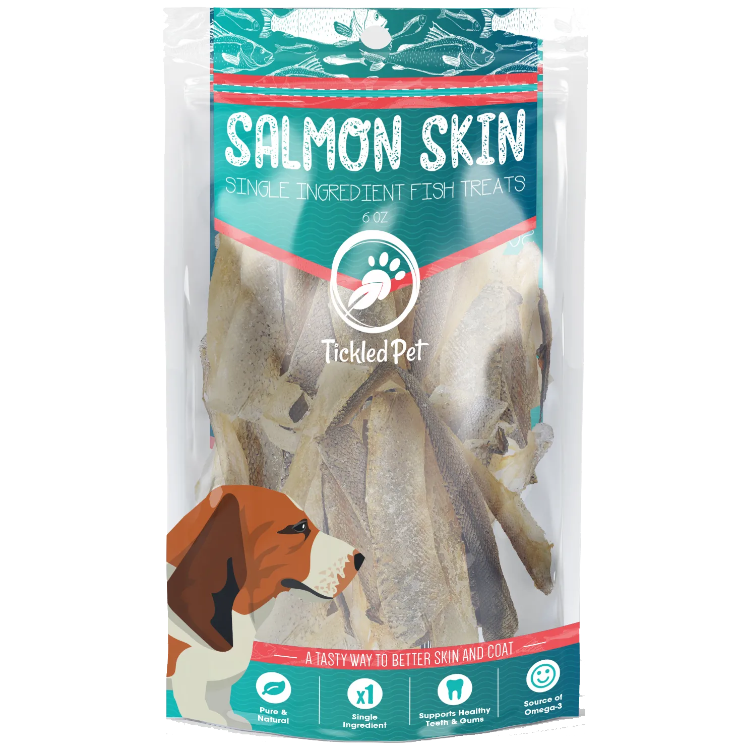 Fish Treat Combo Pack for Dogs - Cod Skin Rolls, Salmon Skin, and Whole Capelin