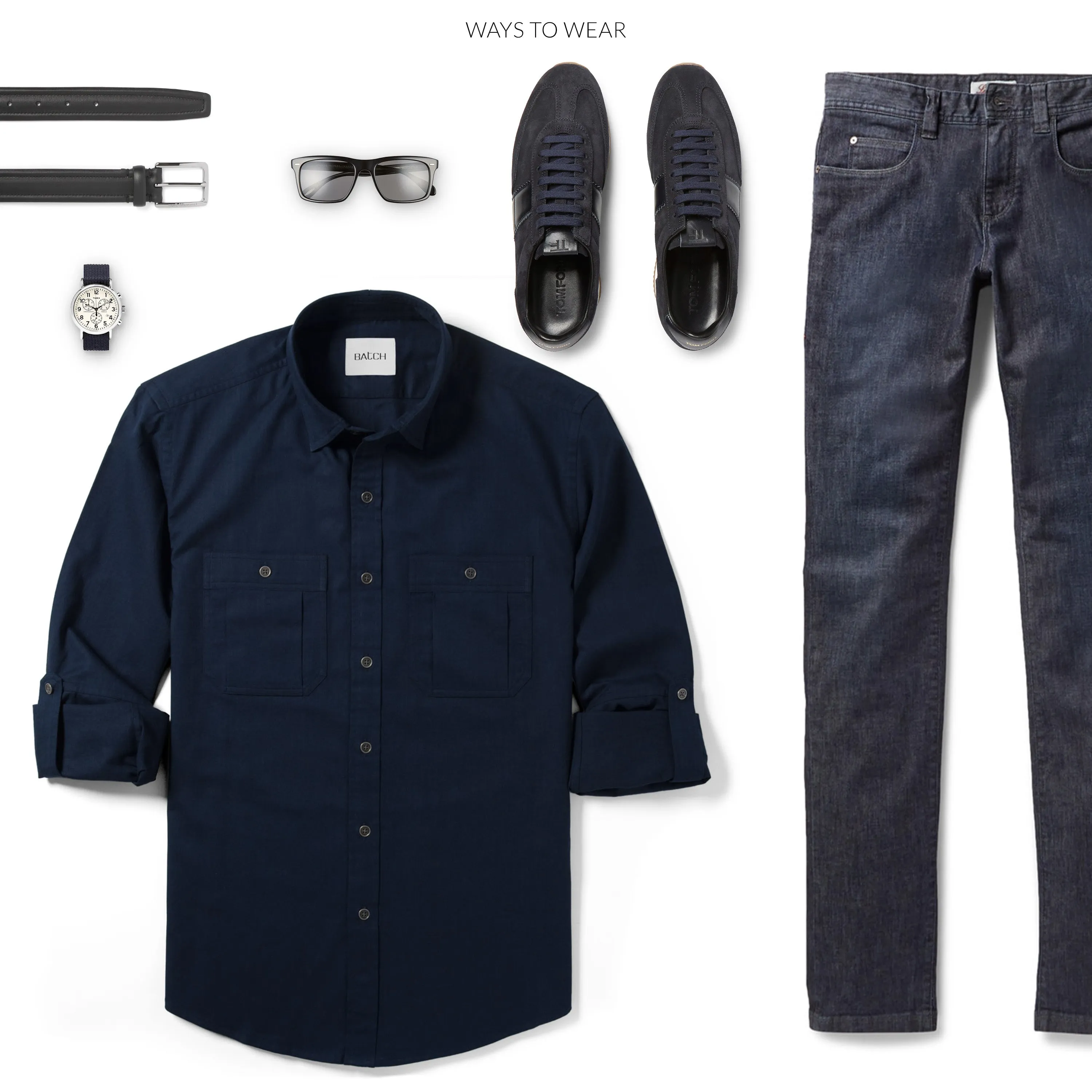 Fixer Utility Shirt – Dark Navy Twill