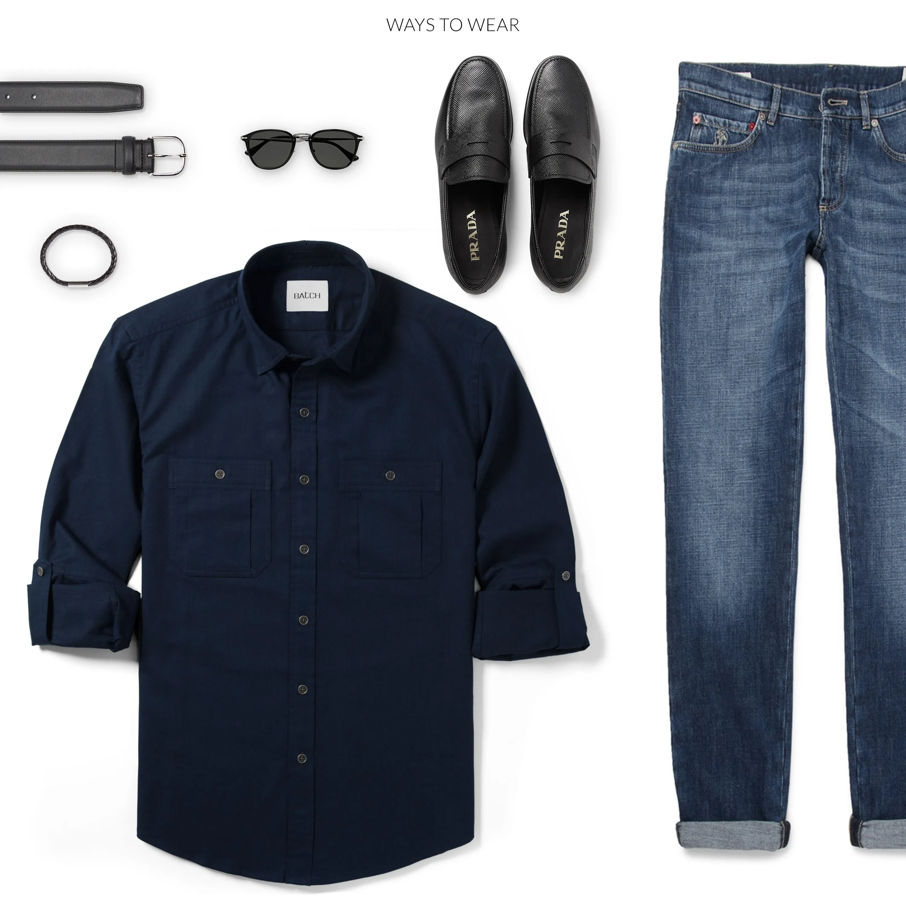 Fixer Utility Shirt – Dark Navy Twill