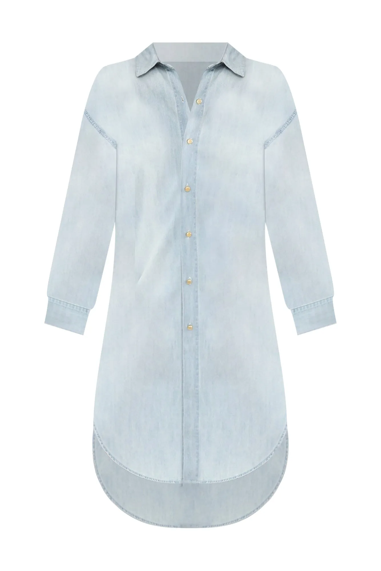 Flight Light Blue Chambray Shirt Dress