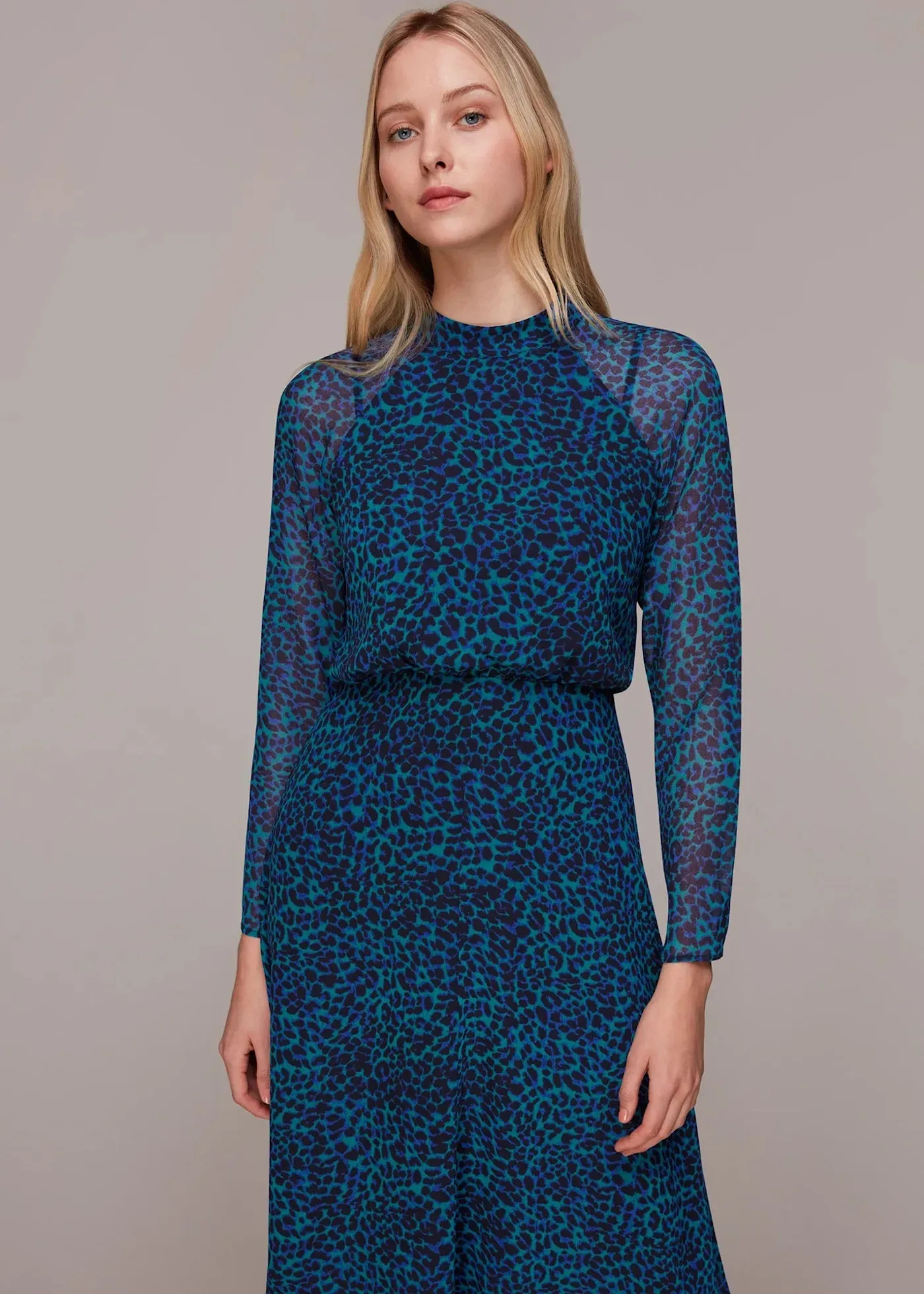 Forest Leopard Carlotta Dress