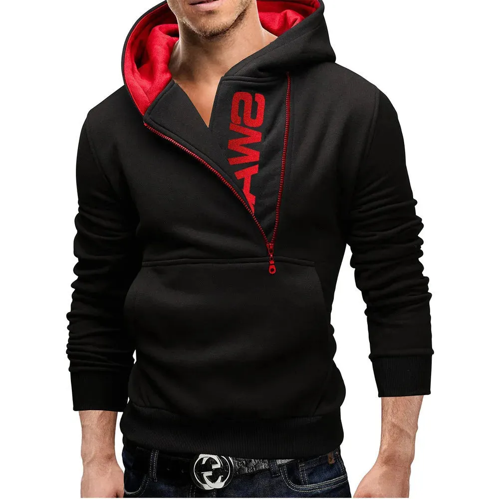 Funki Buys | Sweaters | Men's High Neck Hooded Pullovers