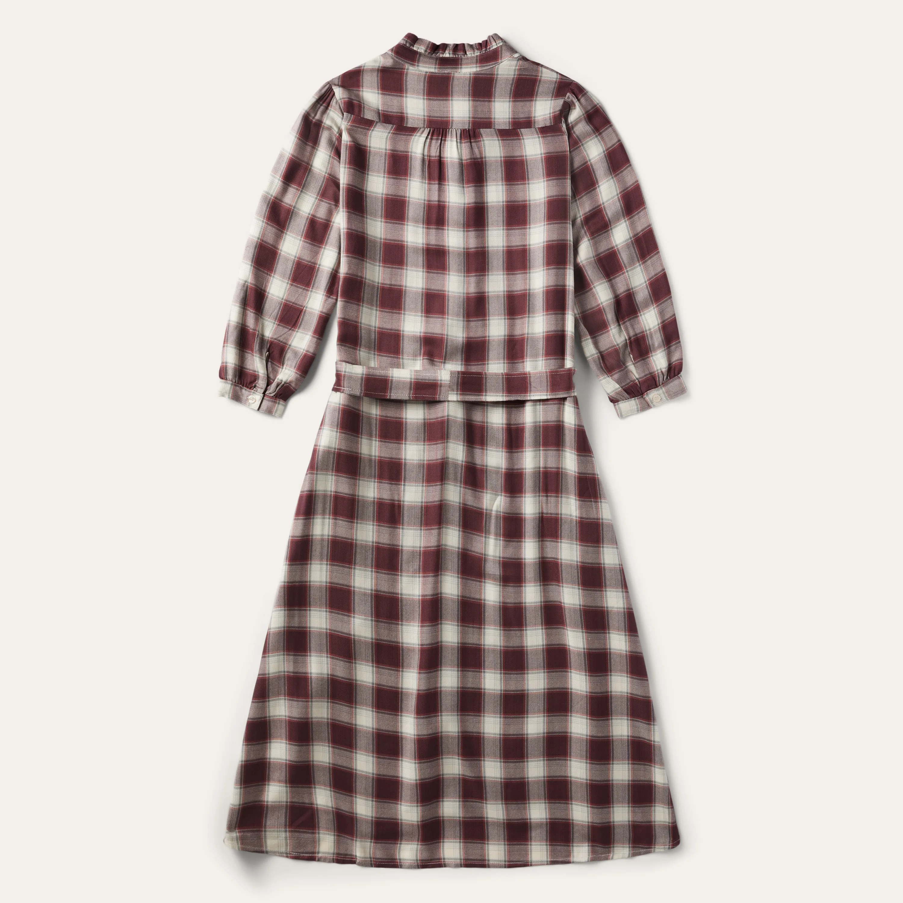 Gaucho Plaid Prairie Shirt Dress