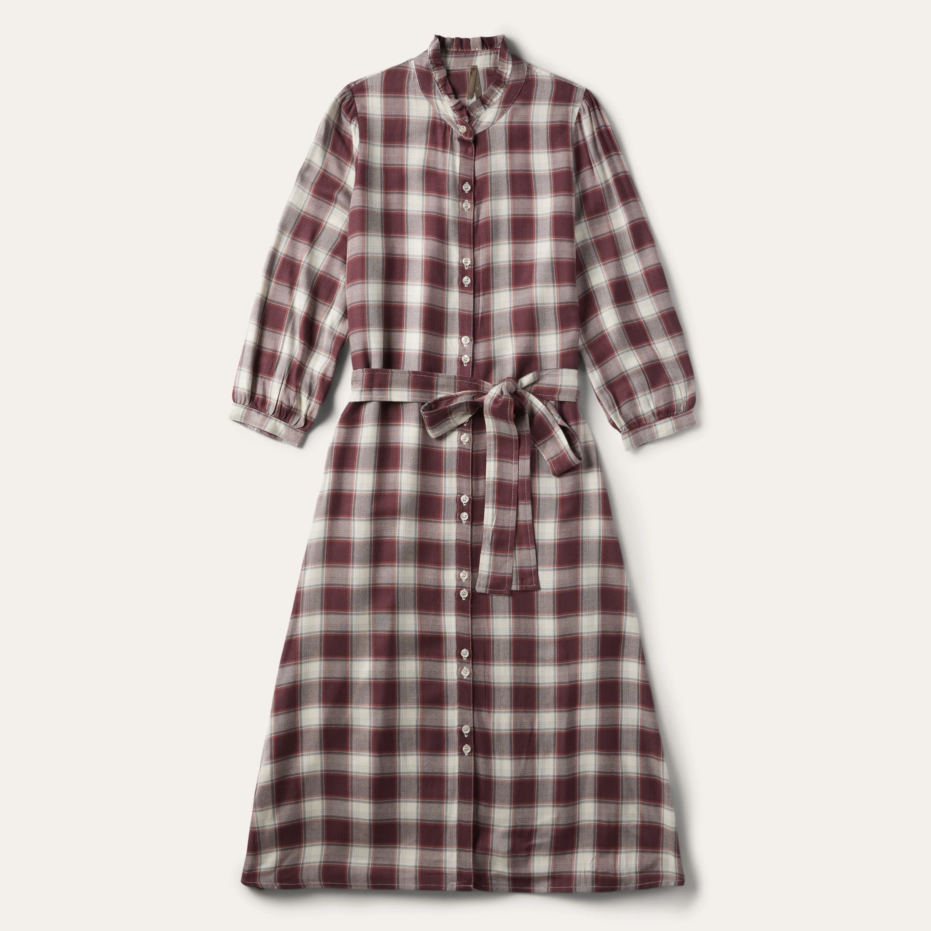 Gaucho Plaid Prairie Shirt Dress