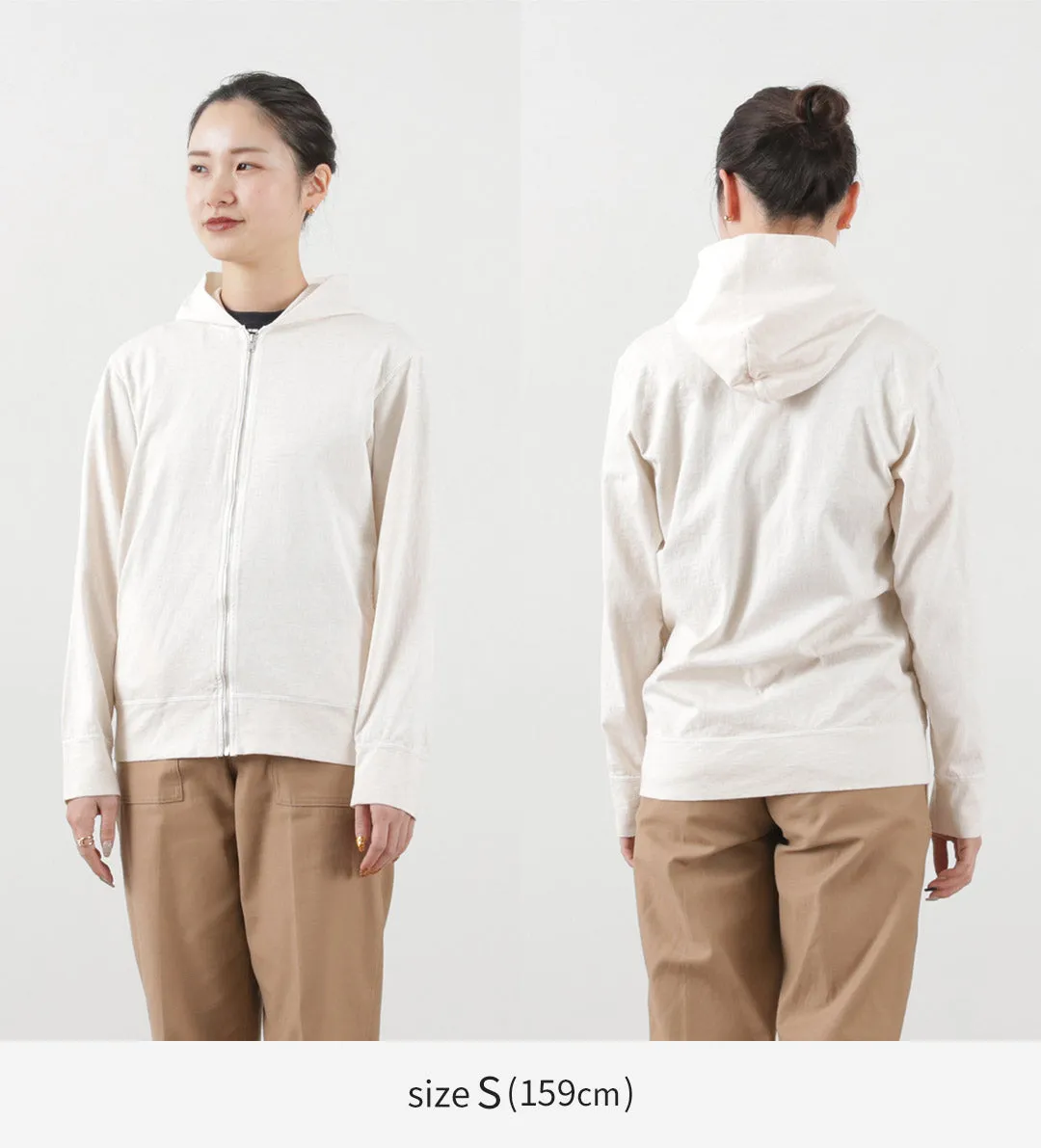 GOOD ON / Zip Tee Parka Pigment Dye