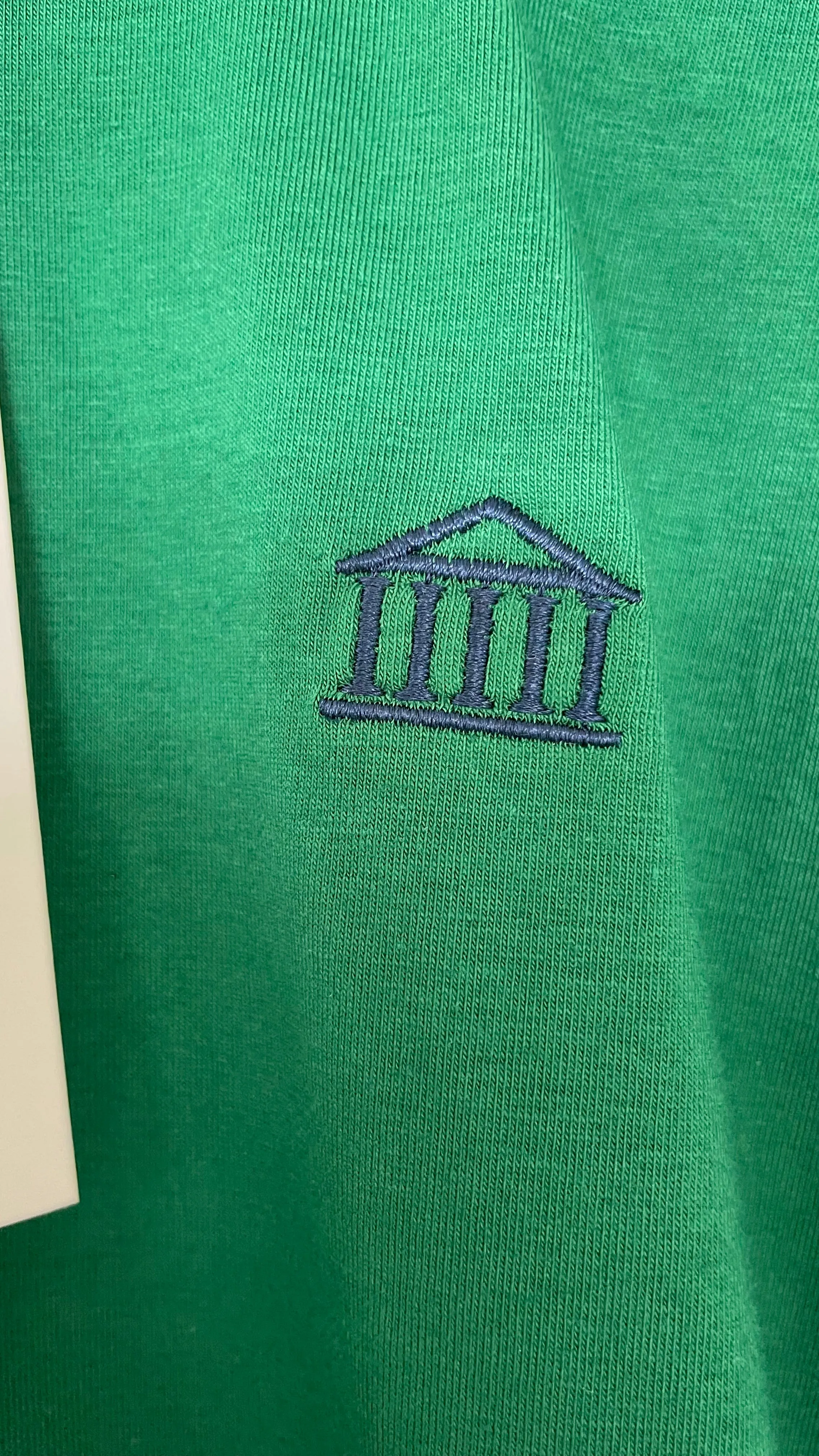 Green Long Sleeve Polo