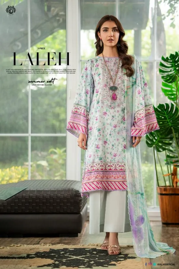 Gulljee Laleh Lawn Collection - GLL2301A1