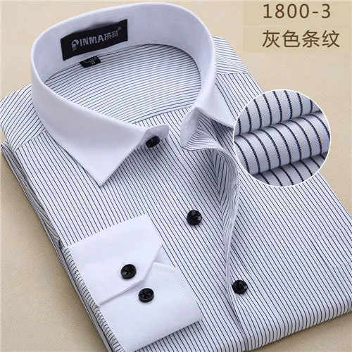 High Quality Mini Stripe Long Sleeve Shirt #180XX