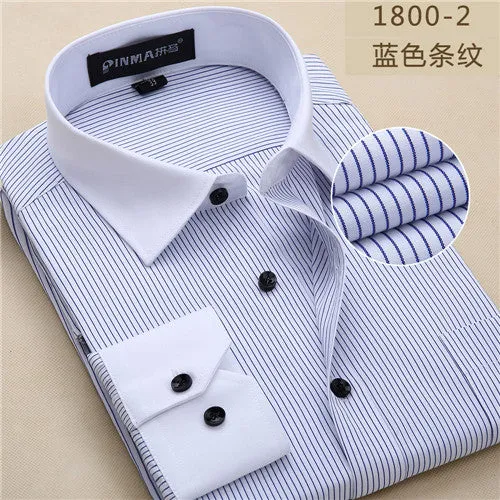 High Quality Mini Stripe Long Sleeve Shirt #180XX