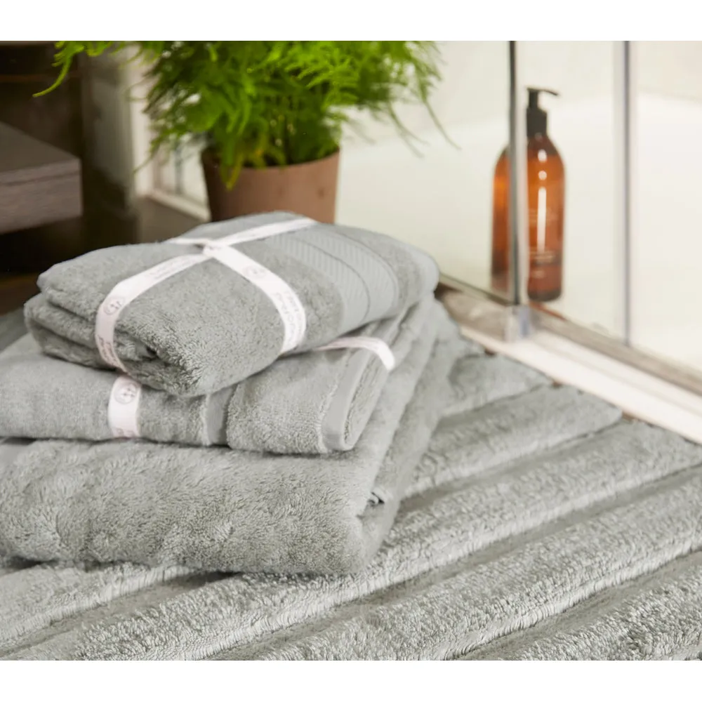 Hug Bamboo Luxury Bath Towels - Grey