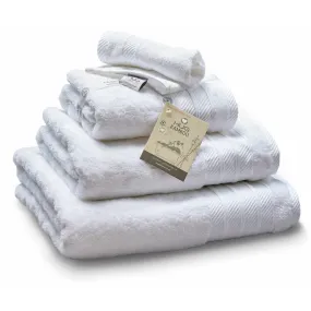 Hug Bamboo Luxury Bath Towels - White