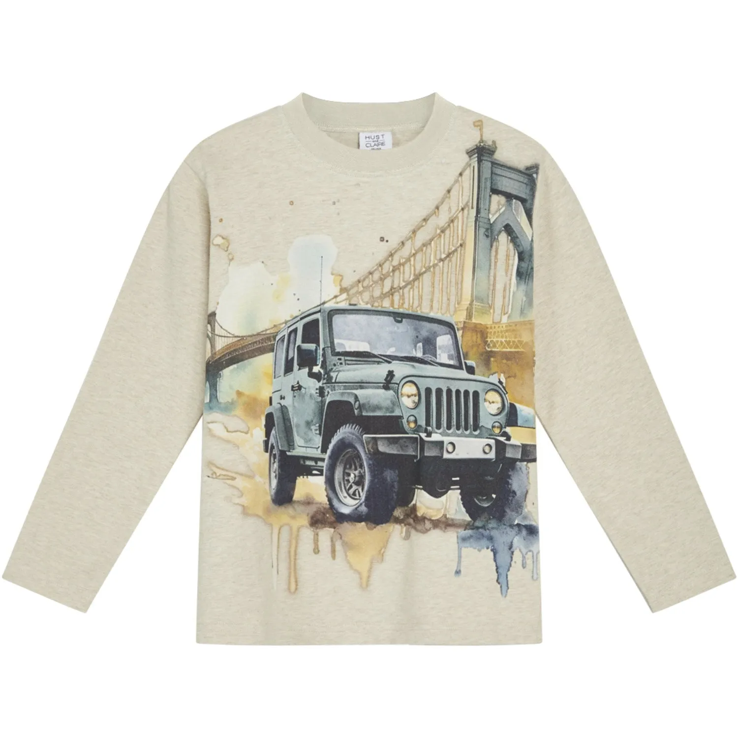 Hust & Claire Wheat Melange Mini Anton T-shirt