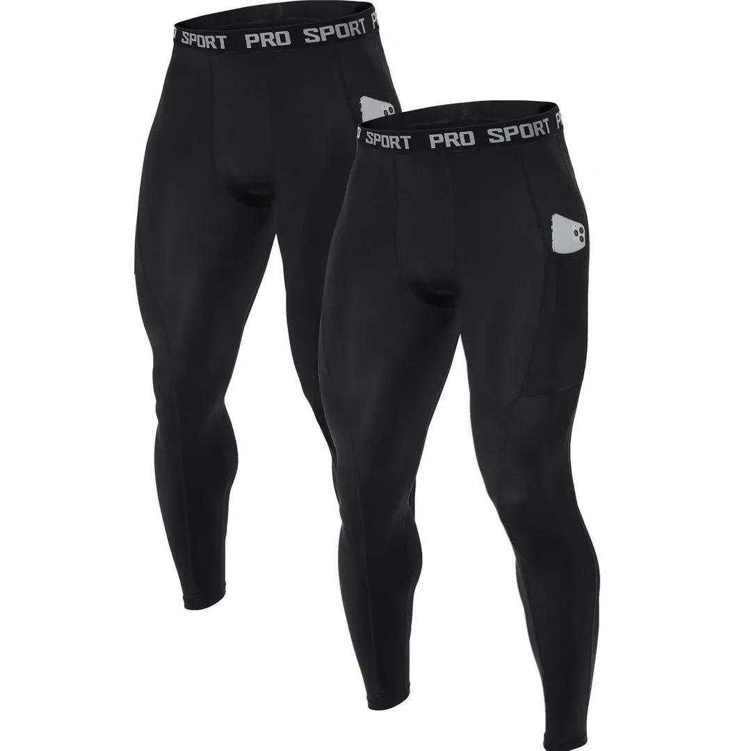 HZORI® | Man'Compression Pants 2 Packs Pocket