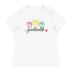 Juneteenth Fists - Women's Short Sleeve T-Shirt