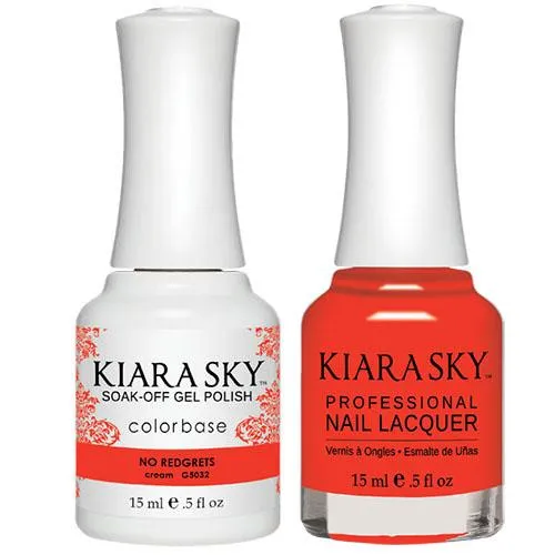 Kiara Sky All-in-One Gel   Polish Duo - 5032 No Redgrets