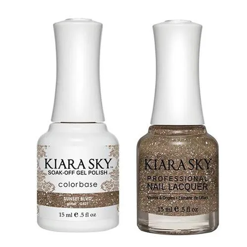 Kiara Sky Classic Gel & Polish Duo - #521 Sunset Blvd