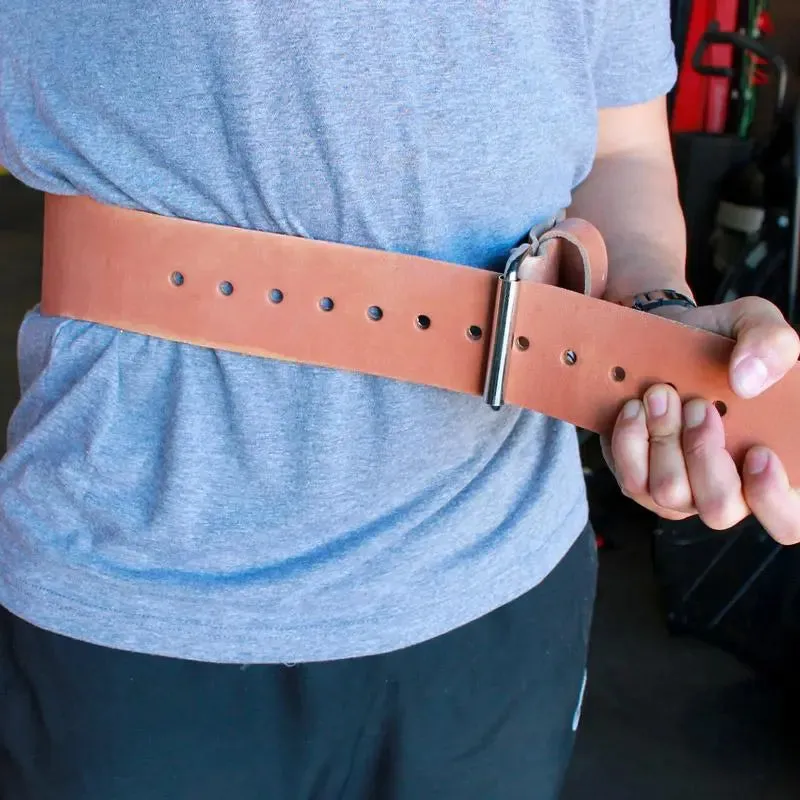 Leather Weightlifting Belt