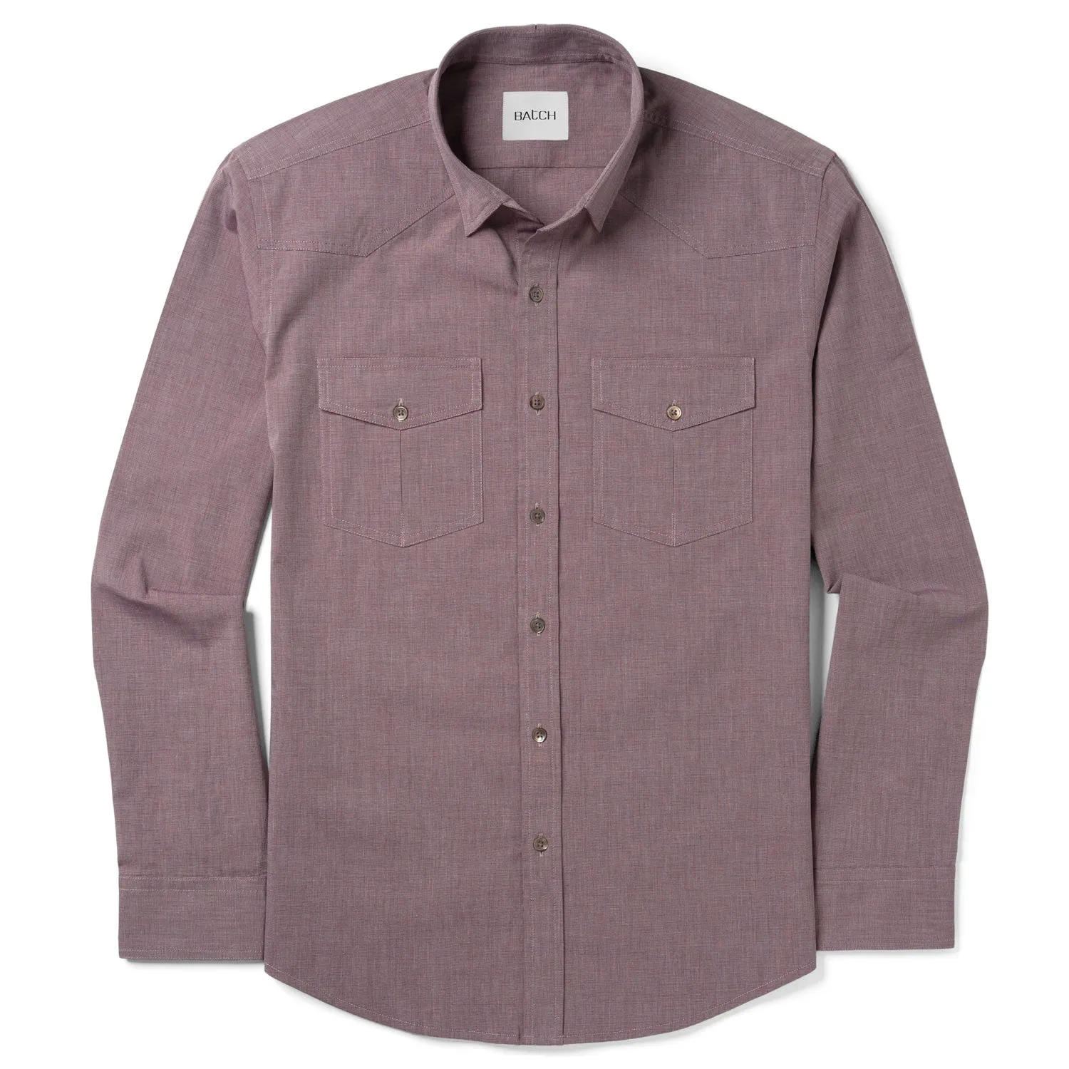 Maker Shirt – Currant End-on-End