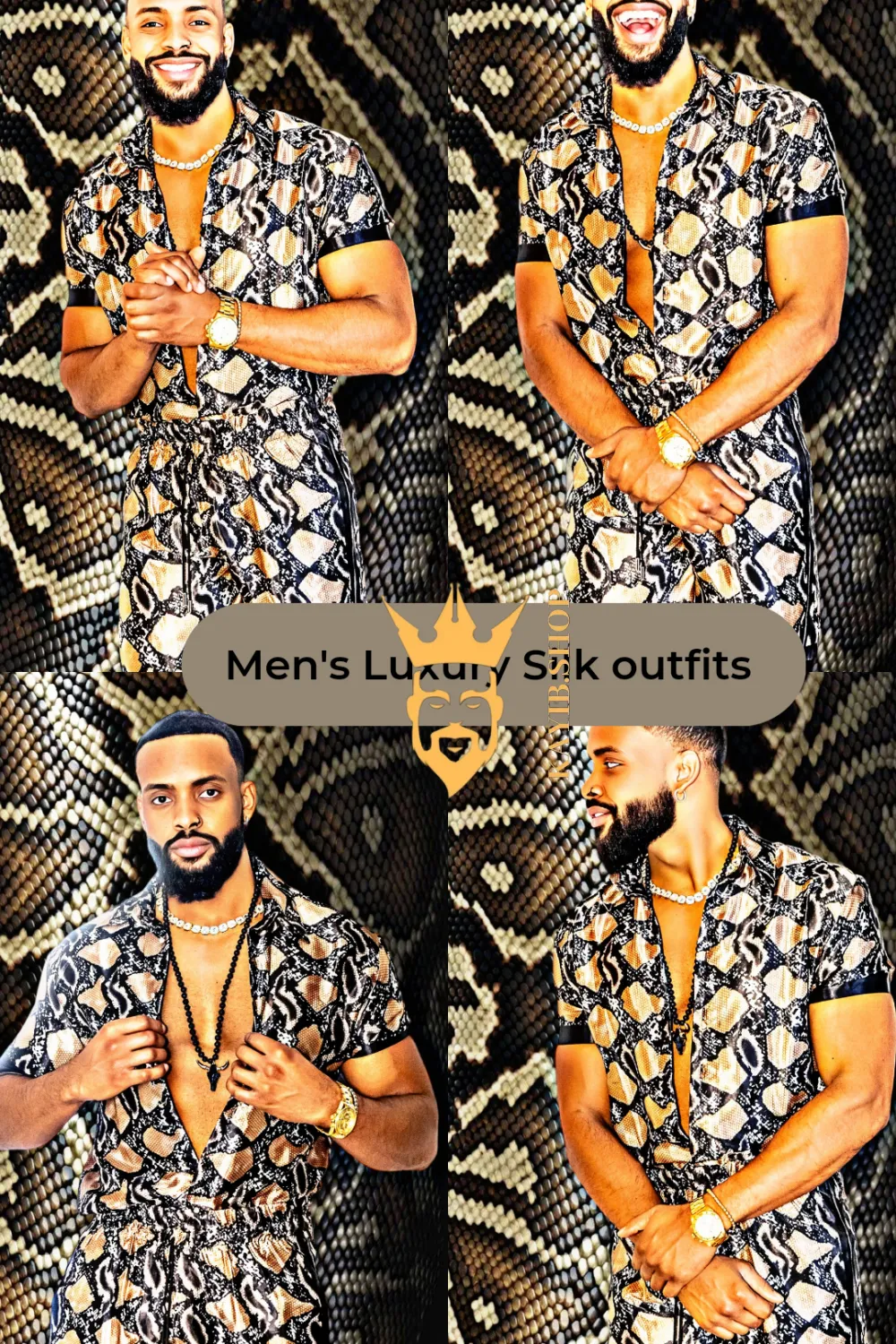 Masculine Outfits Silk Dress - Elevate Your Style with Luxury and Comfort - Personalized Fit Available