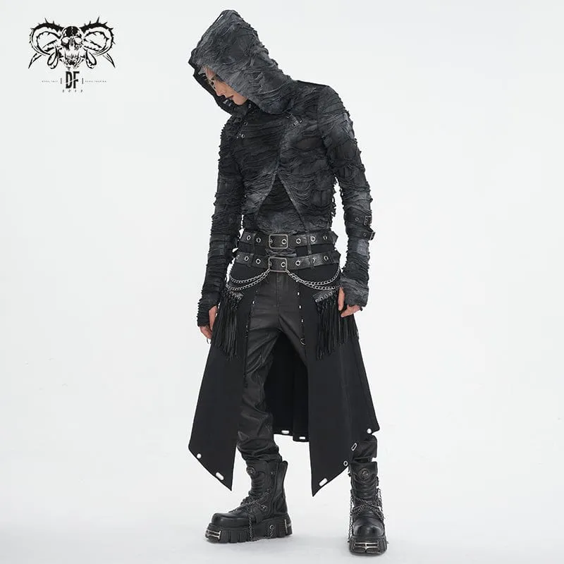 Men's Gothic Double-belt Tassels Kilt