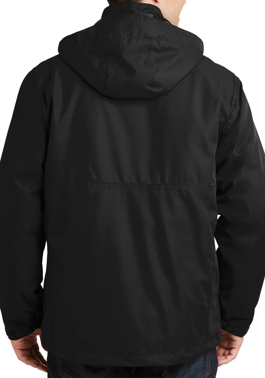 Men's Hooded Insulated 3-In-1 Parka Jacket