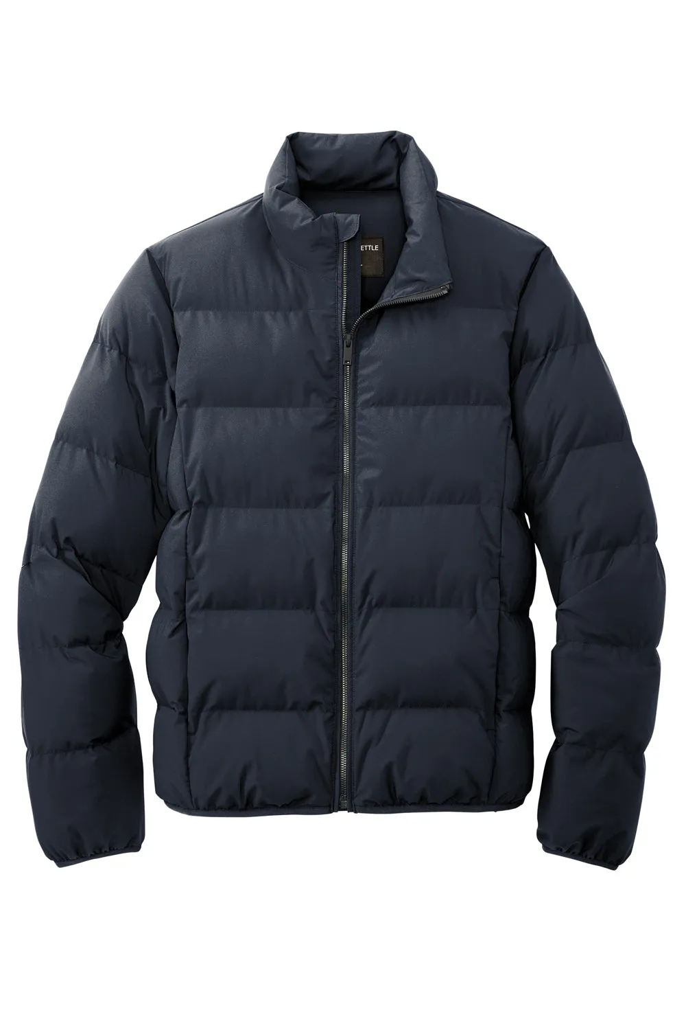 Mercer Mettle Mens Water Resistant Full Zip Puffy Jacket - Night Navy Blue