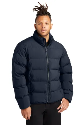 Mercer Mettle Mens Water Resistant Full Zip Puffy Jacket - Night Navy Blue