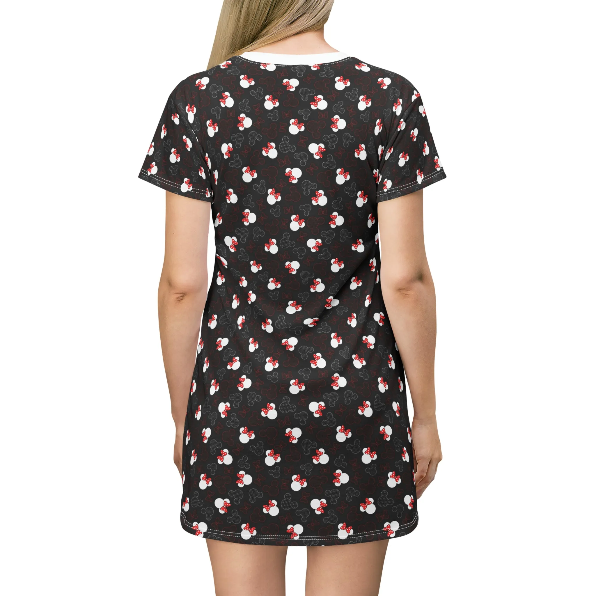 Mickey And Minnie Dots T-Shirt Dress