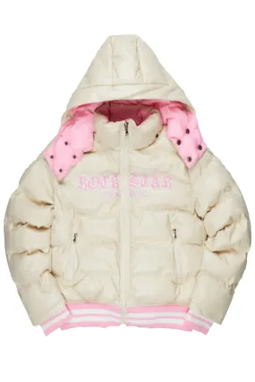 Miss Beige Puffer Jacket