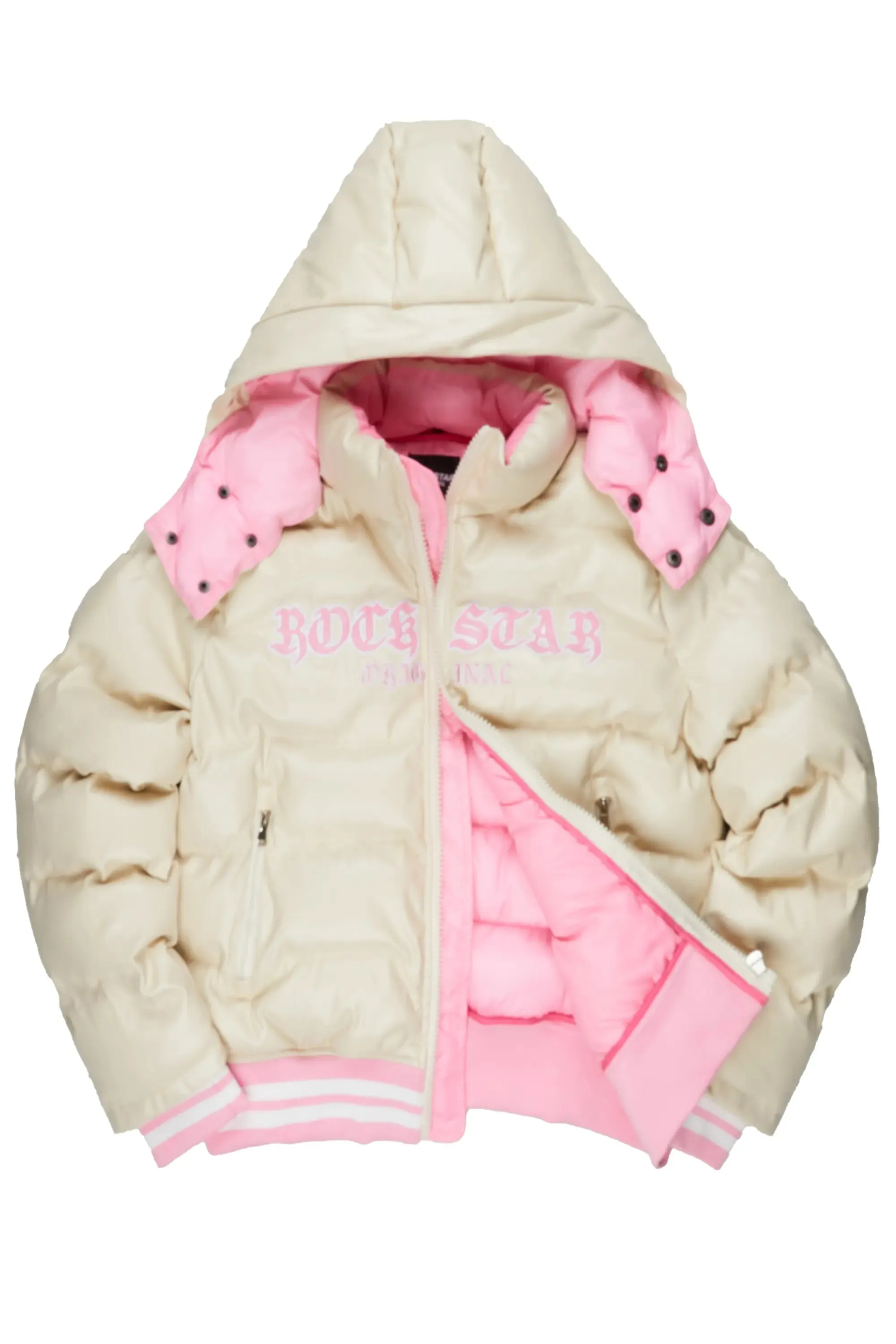 Miss Beige Puffer Jacket