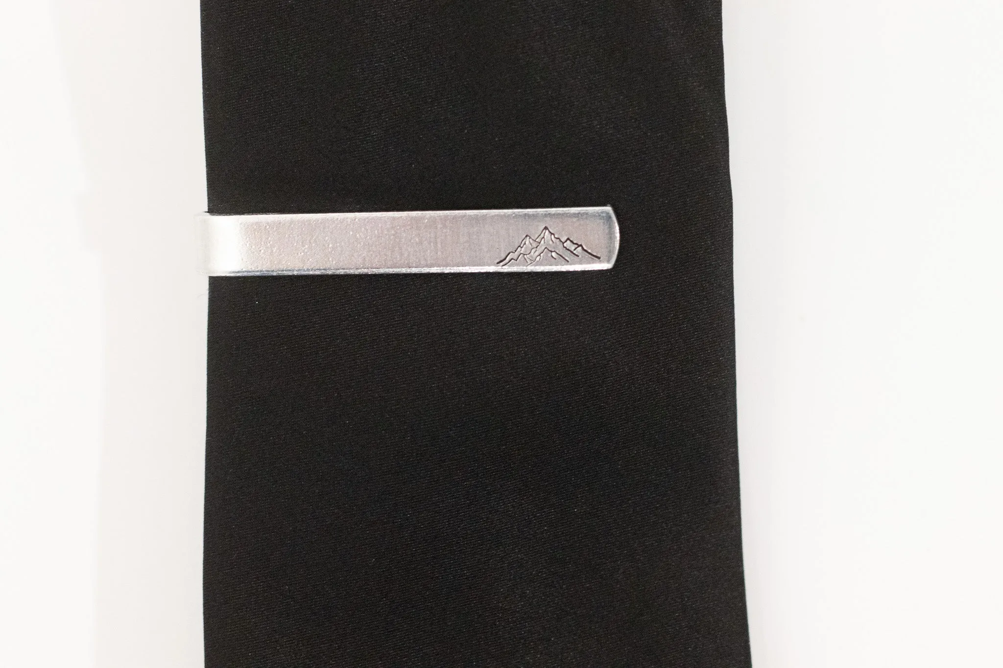 Mountain Silver Tie Bar