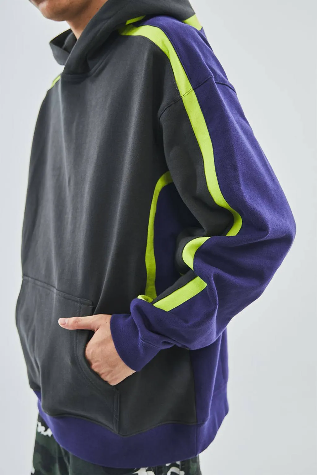 Multi Paneled Hoodie