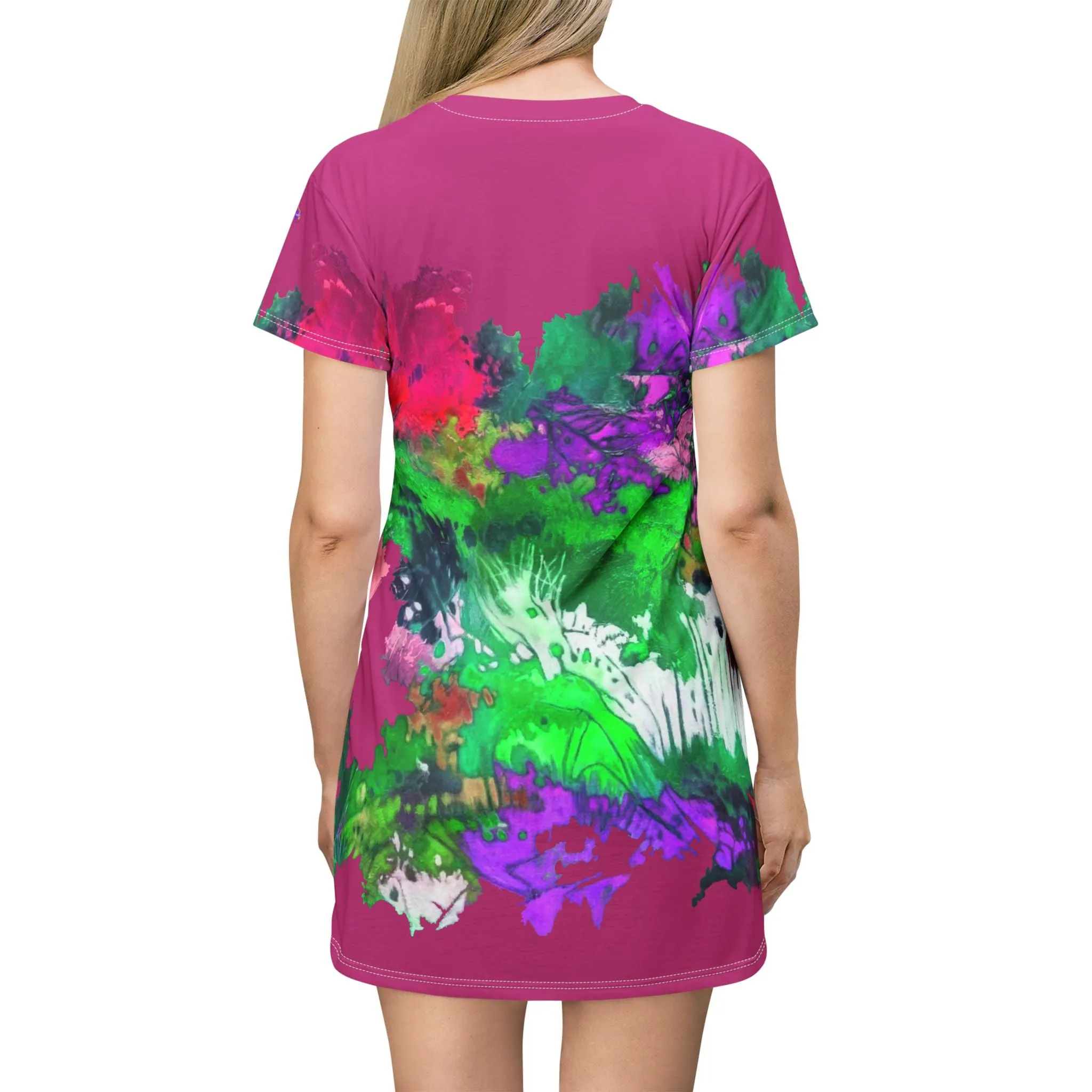 NATURALEZA.T-Shirt Dress (AOP)