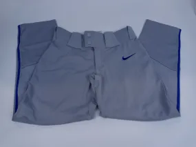 Nike Boys Size Small Grey Blue Baseball Pants