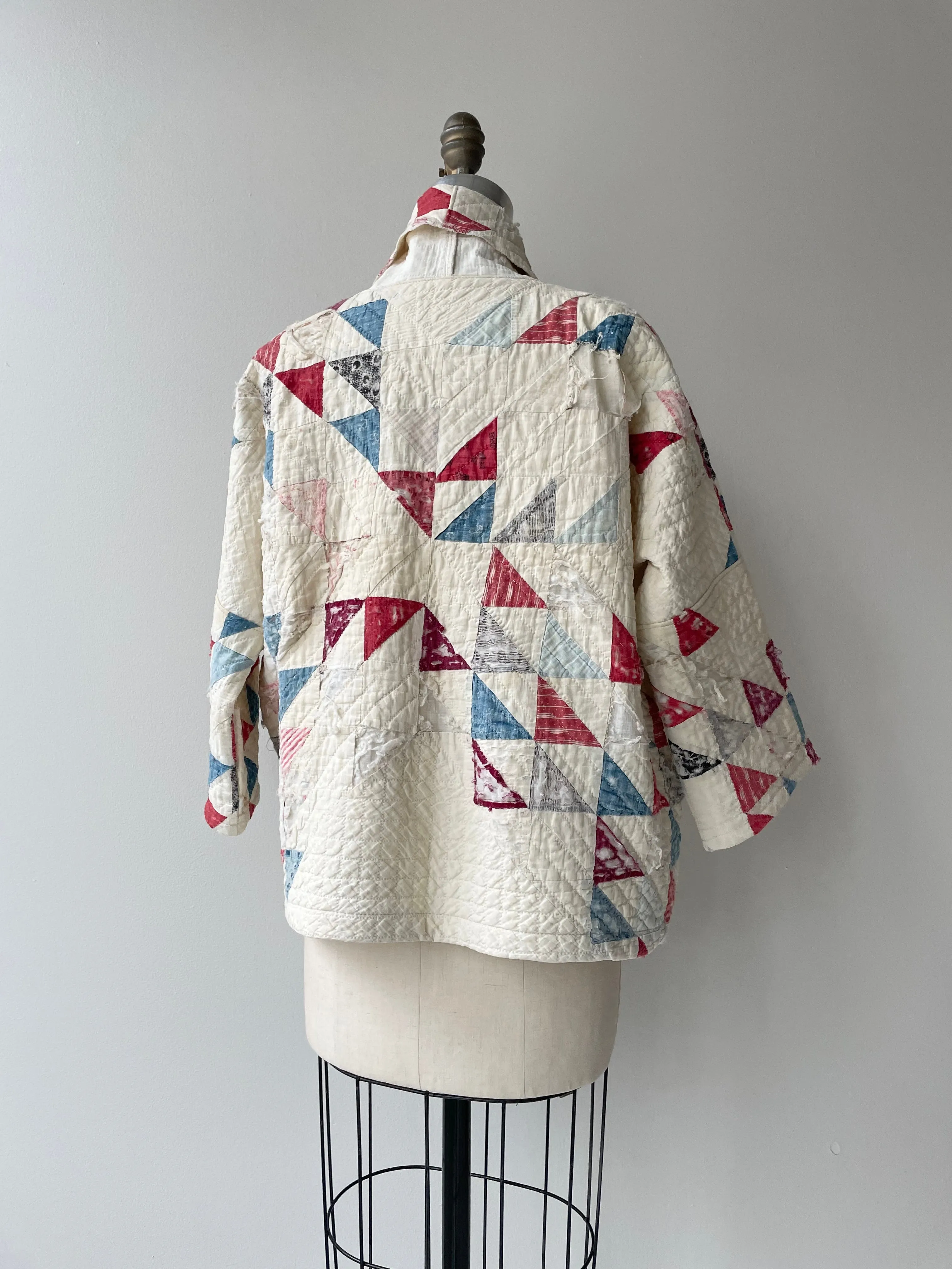 Ocean Waves Handmade Quilt Coat